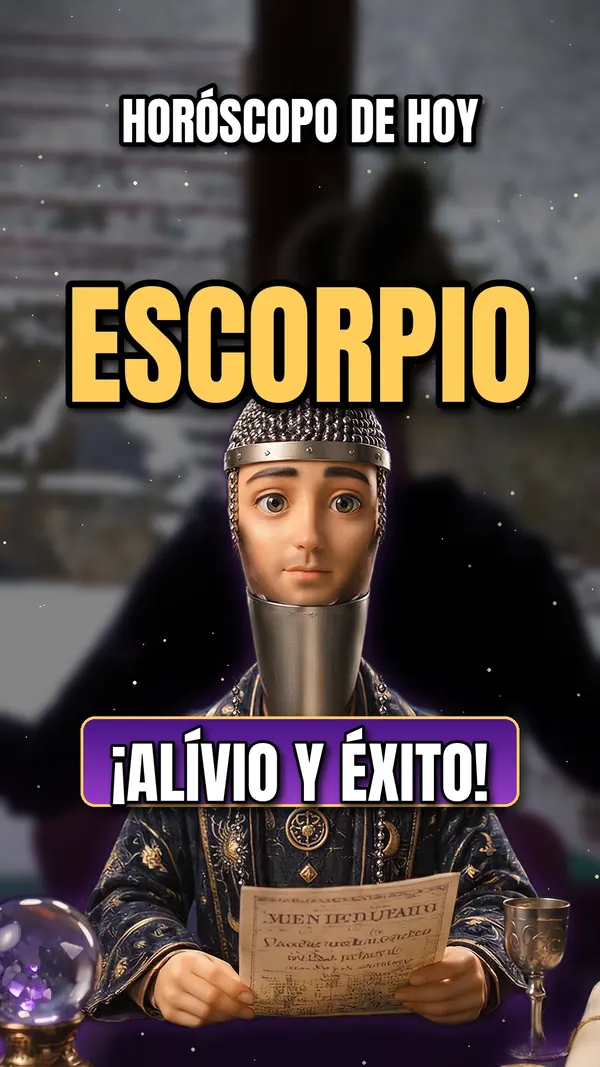 Horóscopo Escorpio 13 Octubre
