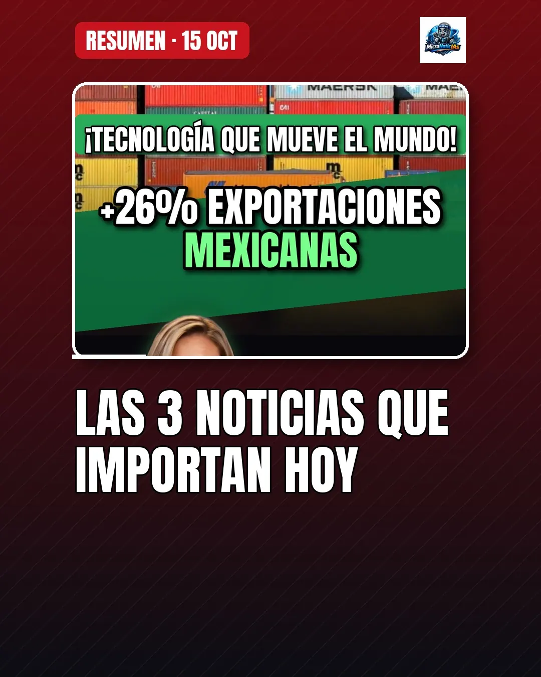 Las 3 noticias que importan hoy