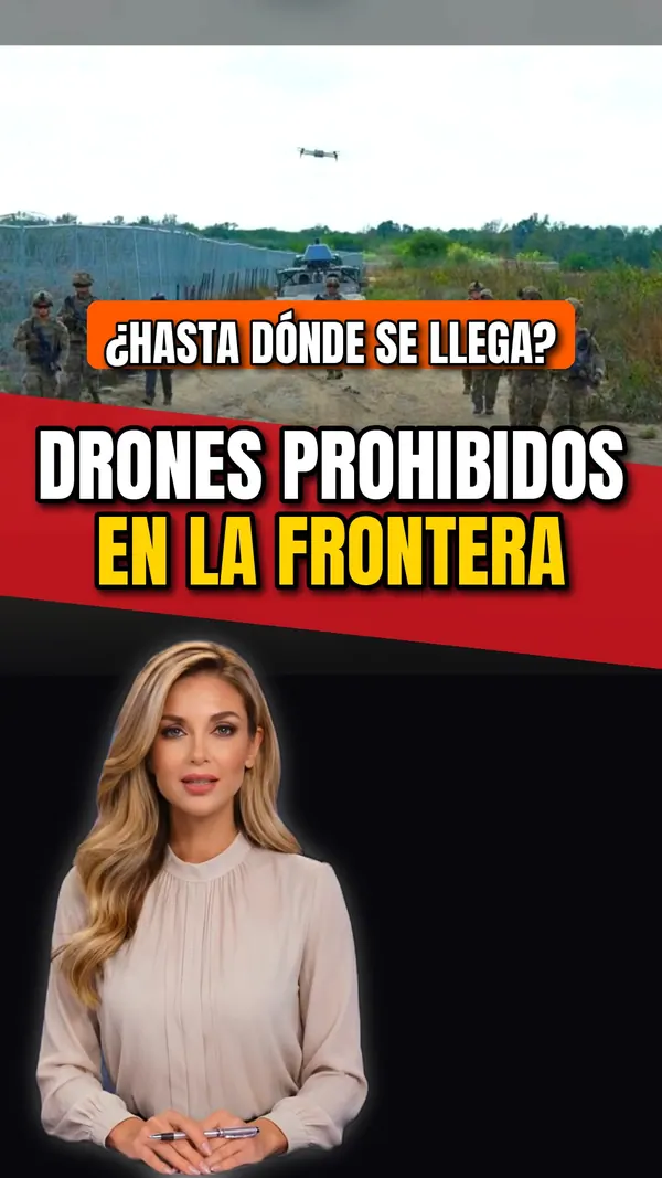 Drones prohibidos en la frontera