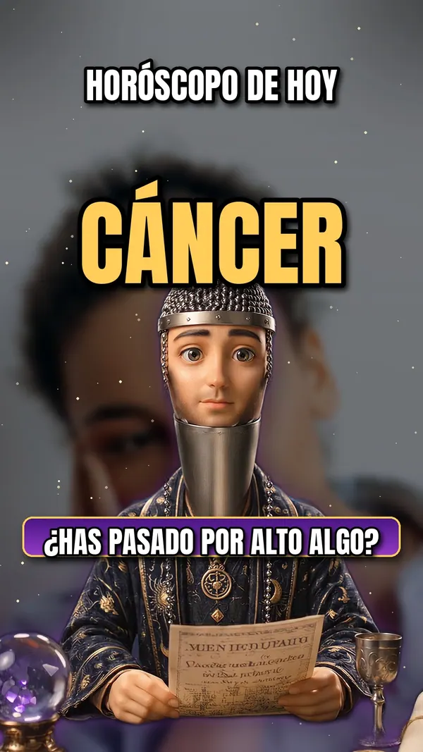 Horóscopo Cáncer 16 Octubre