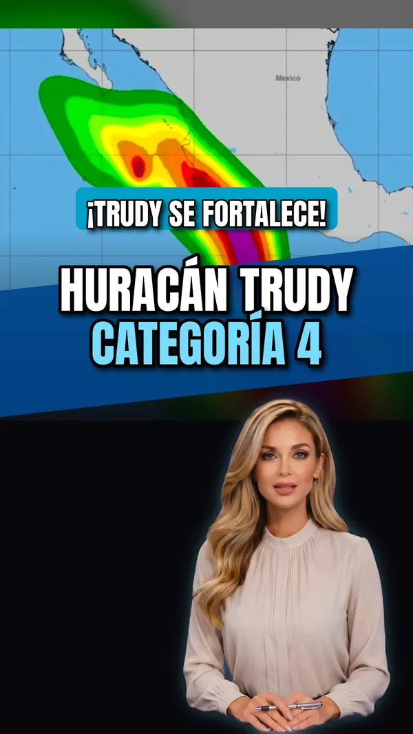 Huracán Trudy categoría 4