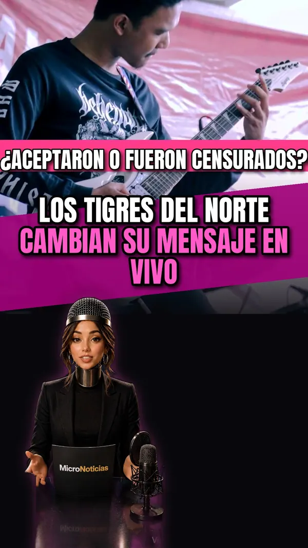 Los Tigres del Norte cambian su mensaje en vivo